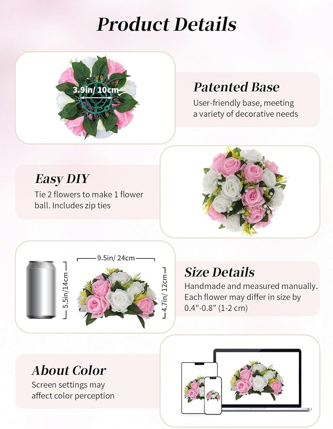 BLOSMON Flower Balls Centerpieces - Image 5
