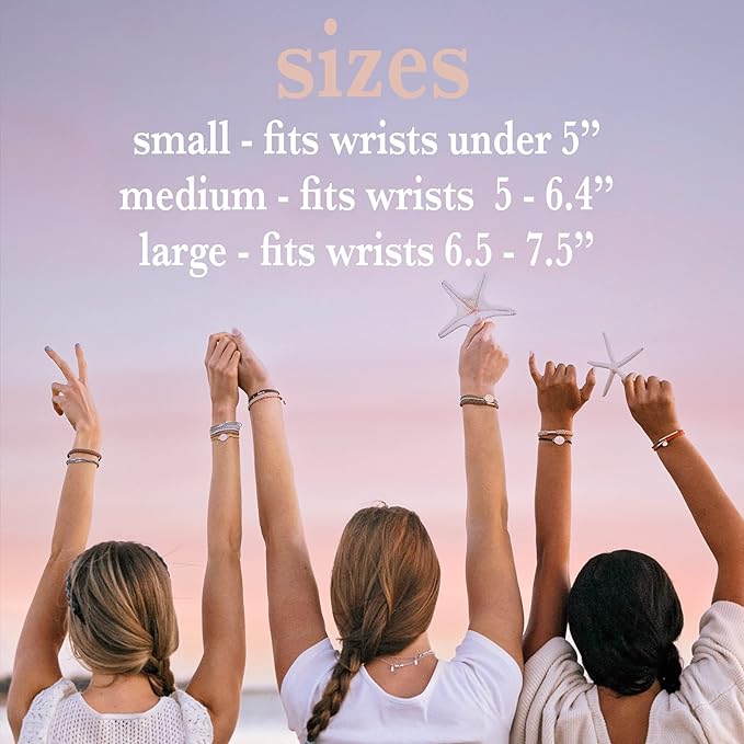 K'lani Hair Tie Bracelets for Women - Elastic Hair Bands That Double as Stylish Jewelry - Celebrate - Large