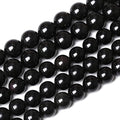 38PCS 10mm AAA Natural Black Obsidian Stone Beads Gemstone Round Loose Beads for Jewelry Making DIY Bracelet Necklace 15" Inch