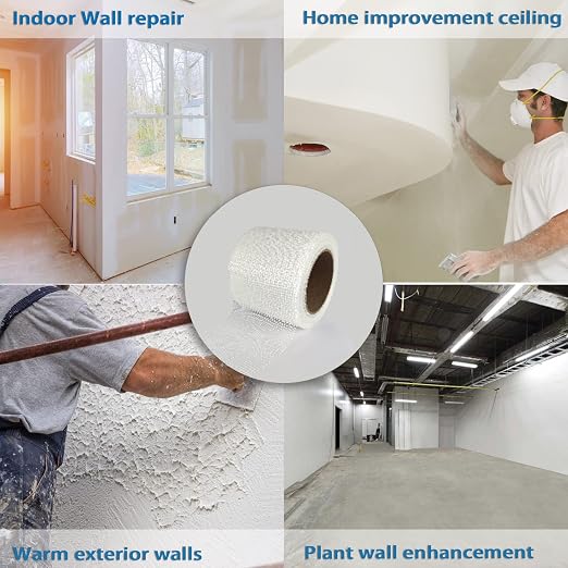 EDSRDRUS Drywall Repair Tape, 2in 4in 6in Multi Options Crack Tape Drywall - Image 5