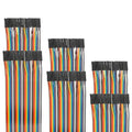 120pcs 30cm Dupont Wire Female to Female Breadboard Jumper Wires 11.8 inch by EDGELEC