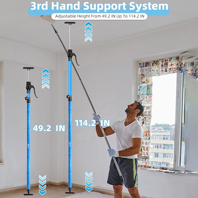 Cabinet Jacks for Installing Cabinets, Heavy Duty Third Hand Support Pole - Image 2