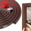 alophoty Door Weather Stripping Door Seal Strip, 0.35"x0.24" | Self-Adhesive by alophoty