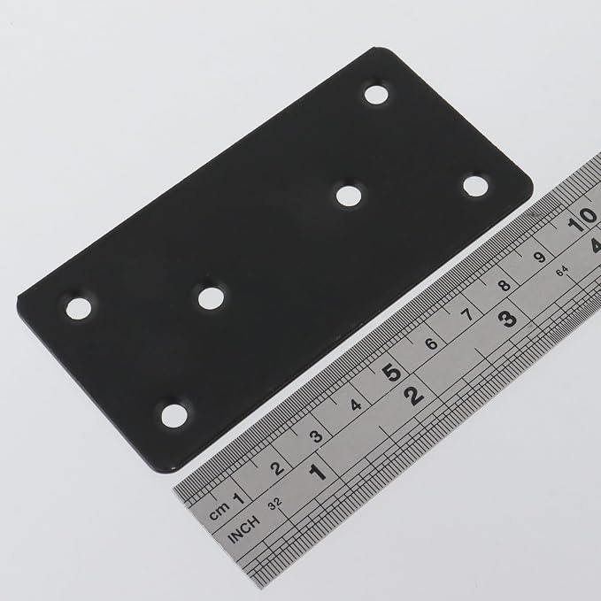 4Pcs Flat Straight Square Stainless Steel Connectors - Image 5
