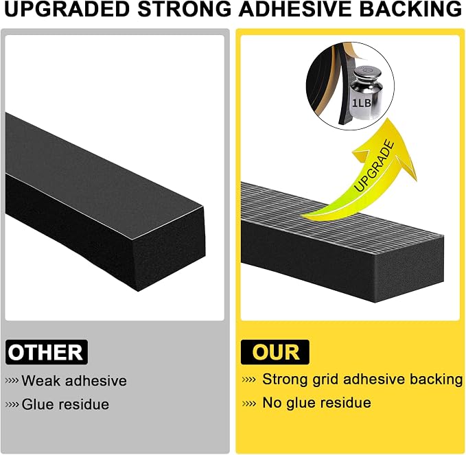 Thin Foam Insulation Tape for Windows & Small Gaps, 50Ft Bulk Pack | Strong - Image 5