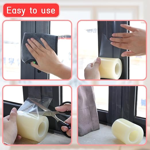 Window Sealing Tape, Window AC Insulation Tape, No Residue, 3 Inch x 65 FT | - Image 6