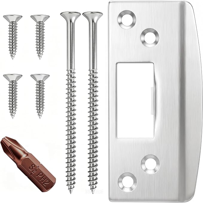 Extra Large Door Strike Plate, Adjustable Door Strike Plate, Applicable by Unknown