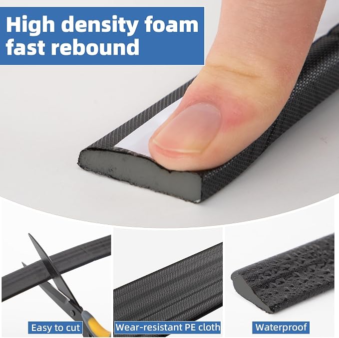 196”Wedge Weather Stripping Door Seal Strip - Image 5