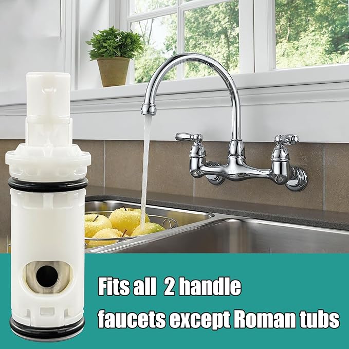 1224 Cartridge with 97479 Stem Extension Kit, Faucet Repair Kit compatible with - Image 3