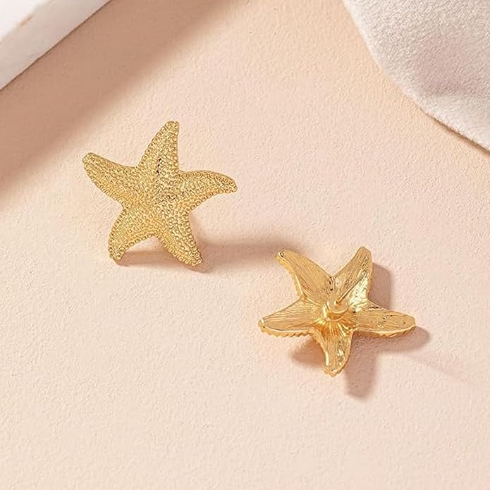 Seashell Starfish Earrings Beach Jewelry for Women Pearl Drop Shell Earrings Ocean Beachy Fashion Accessories Womens Summer Outfits 2026 Tropical Vacation Outfits Beach Vacation Clothes Dresses