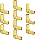 10 Pack 1/2" PEX Elbow Fittings, Brass Fittings | by RUBY.Q