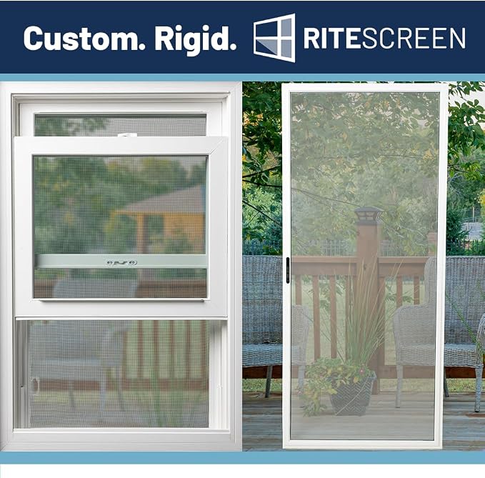 Custom Size Sliding Patio Screen Door Kit – Made to Order Aluminum Frame - Image 10