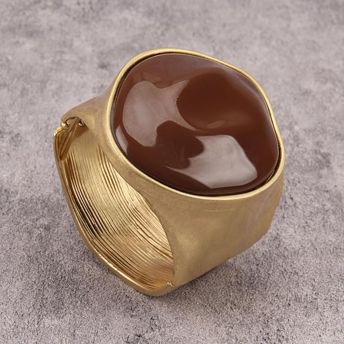 Gold Cuff Bracelet for Women Silver Beaded Bracelets Open Bangle Stackable Stretch Bead Bracelet Boho Jewelry Gifts for Wife Couple