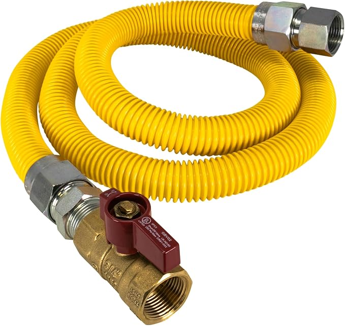 1" OD x 18" x 3/4"MIP x 3/4"FIP Flexible Gas Connector - Image 3