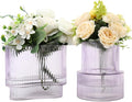 Purple Glass Vases, Modern Glass Vase by YANWE