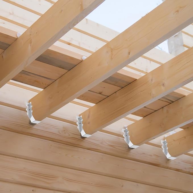 50 Pcs 2x6 Joist Hangers, 18 Gauge Metal Face Mount Joist Hangers, Lu26 Joist - Image 4