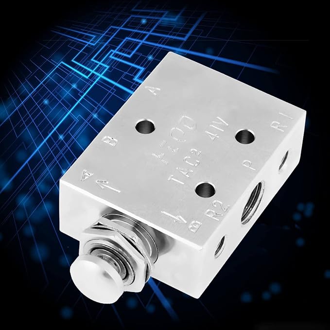 Fabater TAC2-41P 2 Position 3 Way Air Pneumatic Knob Control ONOFF Toggle Valve - Image 8