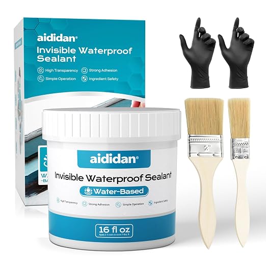 Transparent Waterproof Coating Invisible Waterproof Sealant | Indoor & Outdoor by aididan