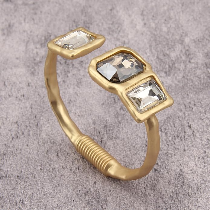 Gold Cuff Bracelet for Women Silver Beaded Bracelets Open Bangle Stackable Stretch Bead Bracelet Boho Jewelry Gifts for Wife Couple