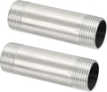 PATIKIL 304 Stainless Steel Pipe Fitting, 2 Pack 1" BSP Male x 1" BSP Male by PATIKIL
