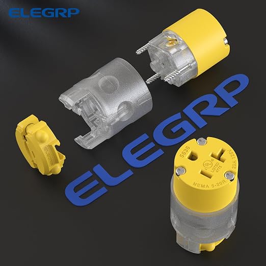ELEGRP Lighted 20 Amp 125 Volt NEMA 5-20R 2 Pole 3 Wire Grounding Straight - Image 6