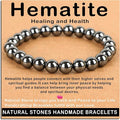 AD Beads Handmade Gemstone Stretch Elastic Bracelet Crystal Healing Reiki Nature's Beauty and Spiritual Essence Unisex