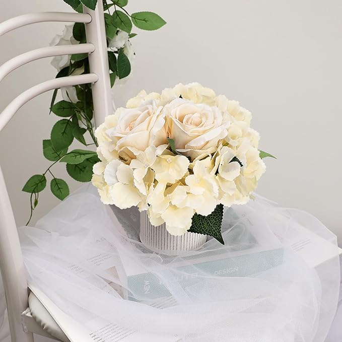 Champagne Flower Table Centerpieces - Image 5