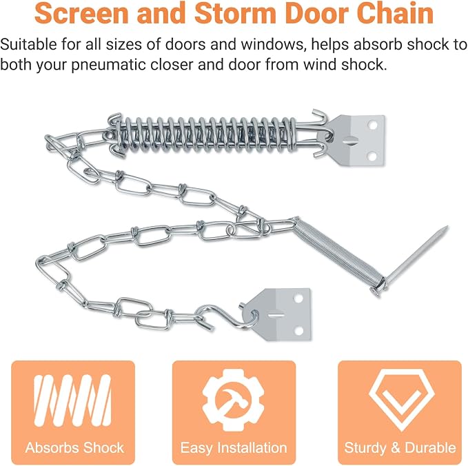 Storm Door Closer, Storm Door Bracket Kit Compatible - Image 4