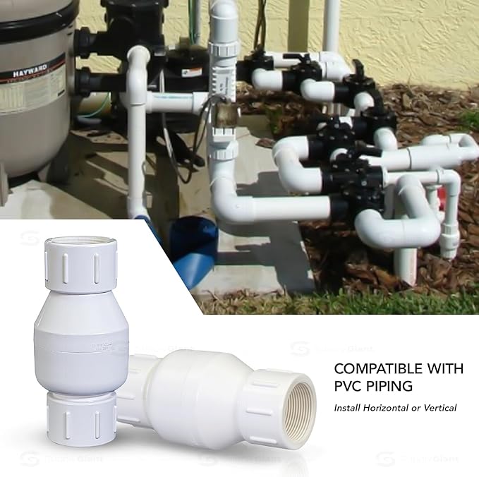 Midline Valve 4I2U100 PVC Inline Check Valve - Image 6