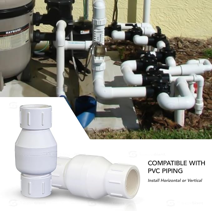 Midline Valve 4I2U114 PVC Inline Check Valve - Image 6