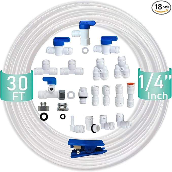 NSF Certified 1/4" O.D. Push to Connect Fittings by ESHIONG