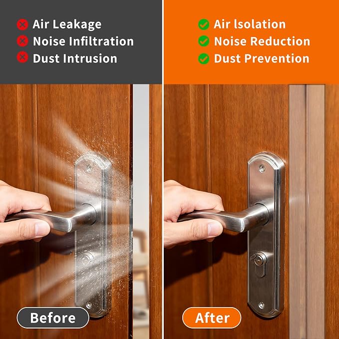 T-Shaped Rubber Weather Stripping Door Seal Extra Thick 2mm, 2 in x 20 Ft - Image 2