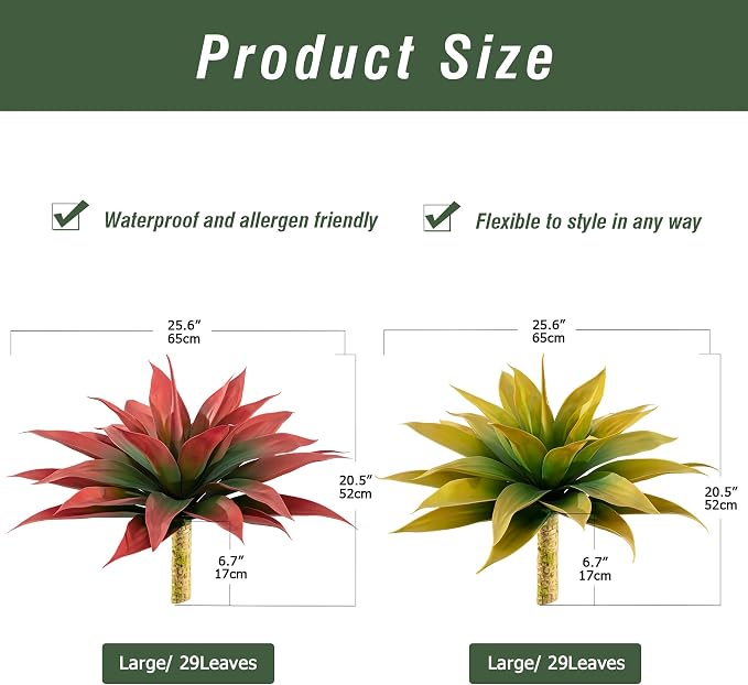 Ttranewsoo Artificial Plants Outdoor Faux Plant - Image 2