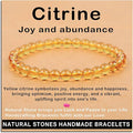 AD Beads Handmade Gemstone Stretch Elastic Bracelet Crystal Healing Reiki Nature's Beauty and Spiritual Essence Unisex
