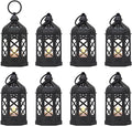 LLQ Mini Lantern with Flickering LED Candle by LLQ-LuckLifeQuality