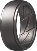 ThunderFit Men's Silicone Rings 10mm Wide 2.5mm Thick Rubber Bands, Breathable, Variety Multipack 1-10