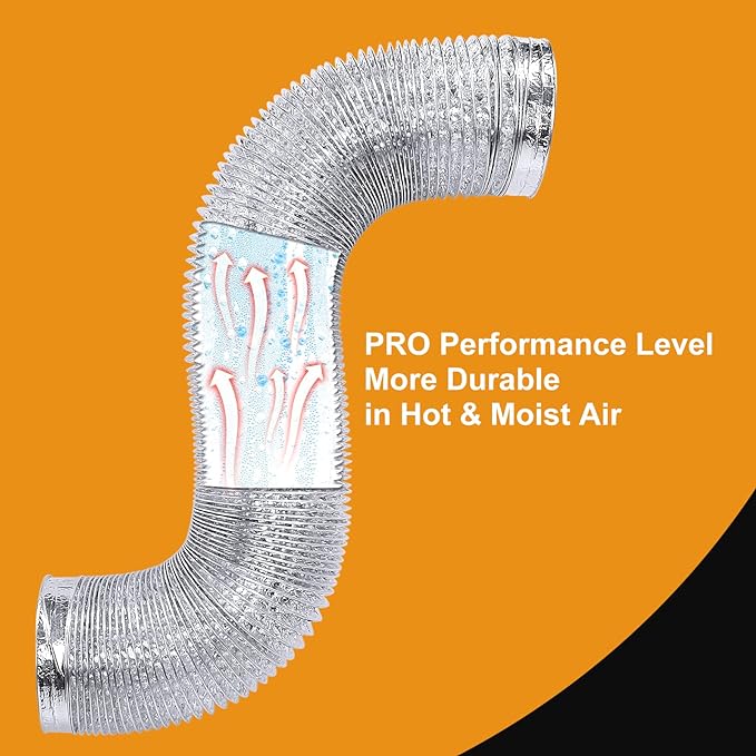 Heavy Duty 4"Flexible Dryer Vent Exhaust Duct Hose 6 Feet - Image 5