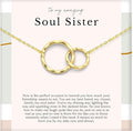 HOPE LOVE SHINE Best Friend Gift for Women - Meaningful BFF Friendship Necklace, Jewelry 16+2", 14k Gold Plated Sterling Silver