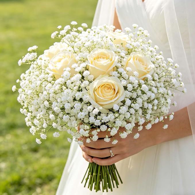 21Pcs Babys Breath Artificial Flowers, Baby Breath Flowers Artificial Bulk | - Image 4