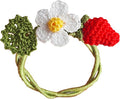 Wedding Band Promise Ring for Her Crochet Statement Cute Ring Size Adjustable Sturdy Unique Ring for Birthday Gift Valentine’s Day Gift