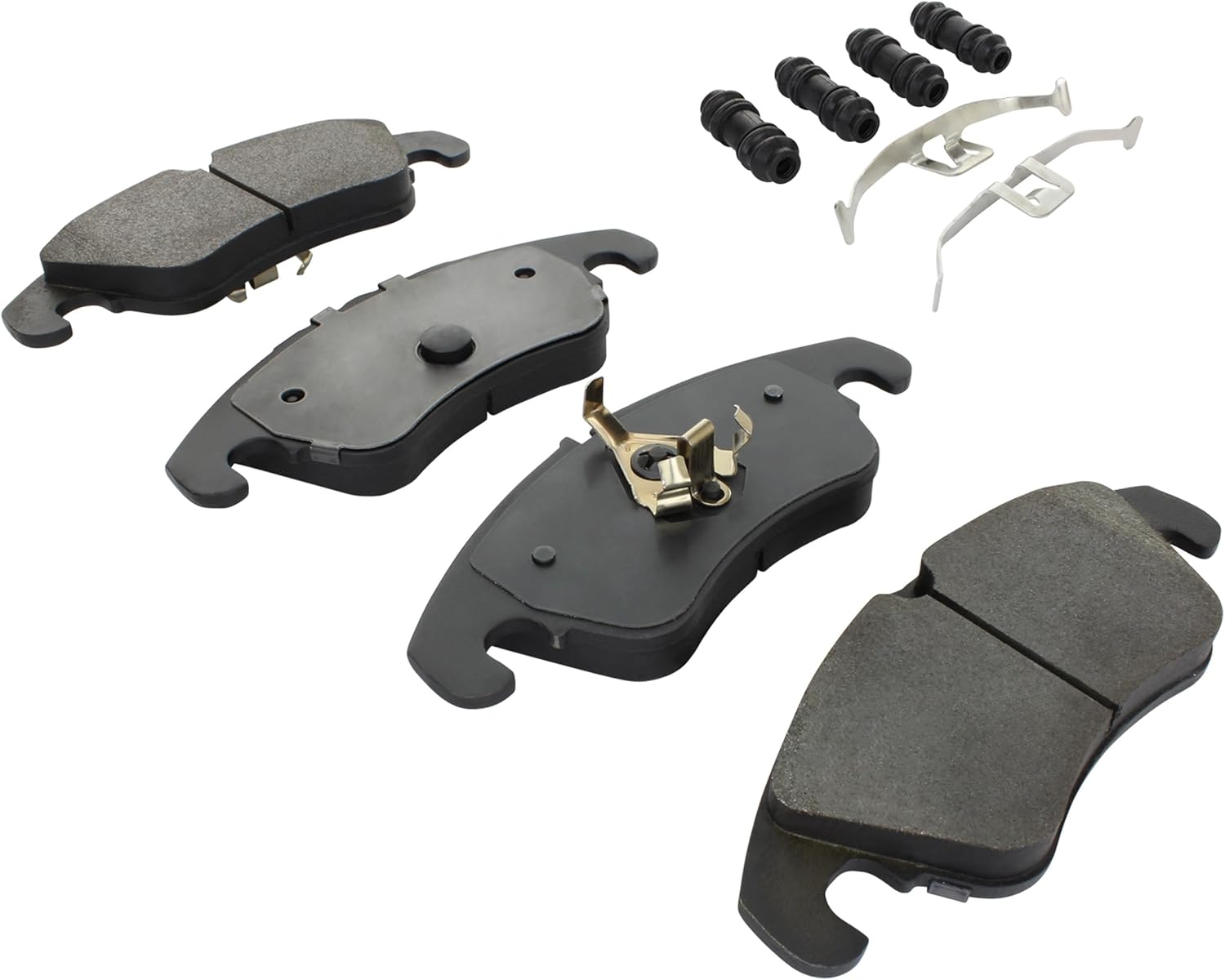 Premium Semi-Metallic Front Brake Pads (1001-1322M) Compatible with Audi A4 2016-2009, A4 Quattro 2016-2009, A5 2016-2008, A5 Quattro 2017-2008, allroad 2016-2013, S4 2016-2010 & More