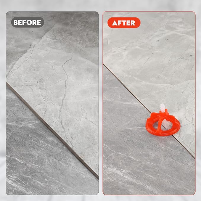 Tile Leveling System 1/16", Effortless DIY Install, Precision Gap Control - Image 4