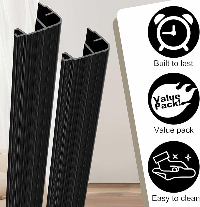 Pangda 4 Pcs 36 L Fixed Vinyl Sill Cap 1-1/4 Inches High Exterior Door - Image 3