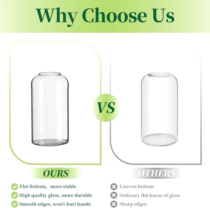 Glass Bud Vases for Flowers - Image 2