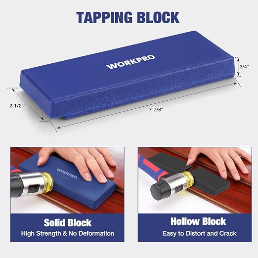 WORKPRO 43PC Laminate Flooring Installation Kit, Floor Tool Set | Rubber Mallet - Image 5