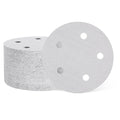 HARFINGTON 50 Pcs 5 Inch Sanding Disc 5 Hole 320 Grit White Aluminum Oxide | by HARFINGTON