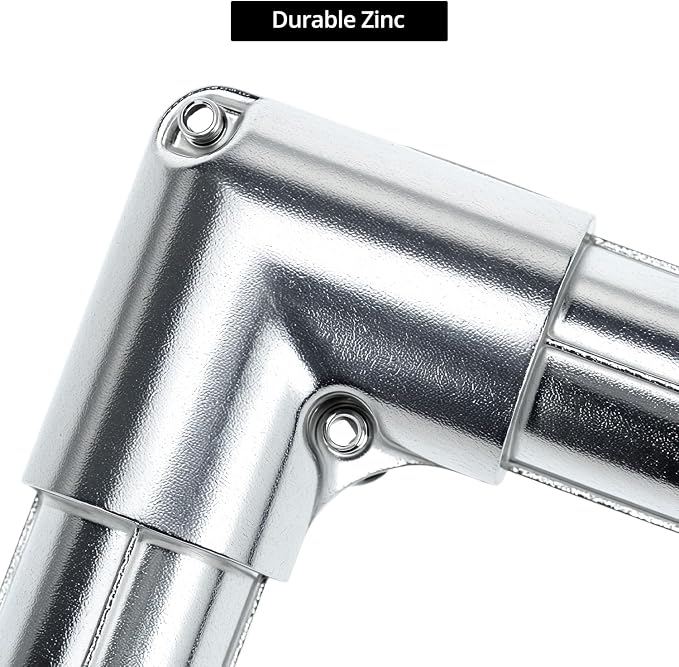 QWORK 1/2 Inch EMT Conduit Fittings Inside Corner Pull Elbow, 10 Pack 90 Degree - Image 5