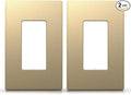 ELEGRP 1-Gang Screwless Decorative Wall Plates, Mid-Size Unbreakable by ELEGRP%7CELEGROUP