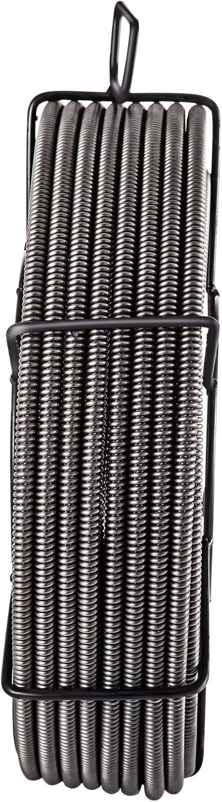 VEVOR Drain Cleaning Cable 100 ft x 1/2 inch Solid Core Cable Sewer Cable - Image 9