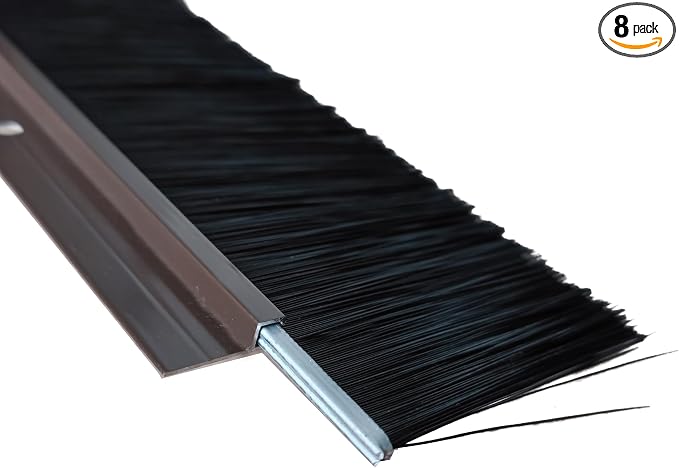 8 Sets Garage Door Brush Seal, roll up door brush seal kit, by HOME